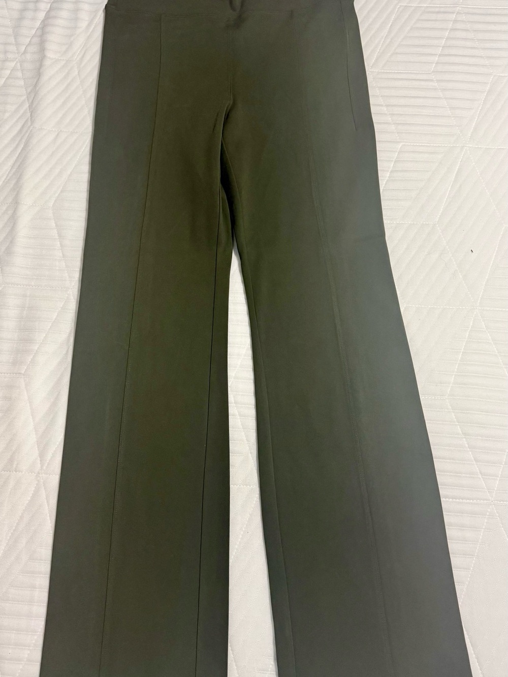 Athleta Delaney Strait Leg Alpine Green Pants